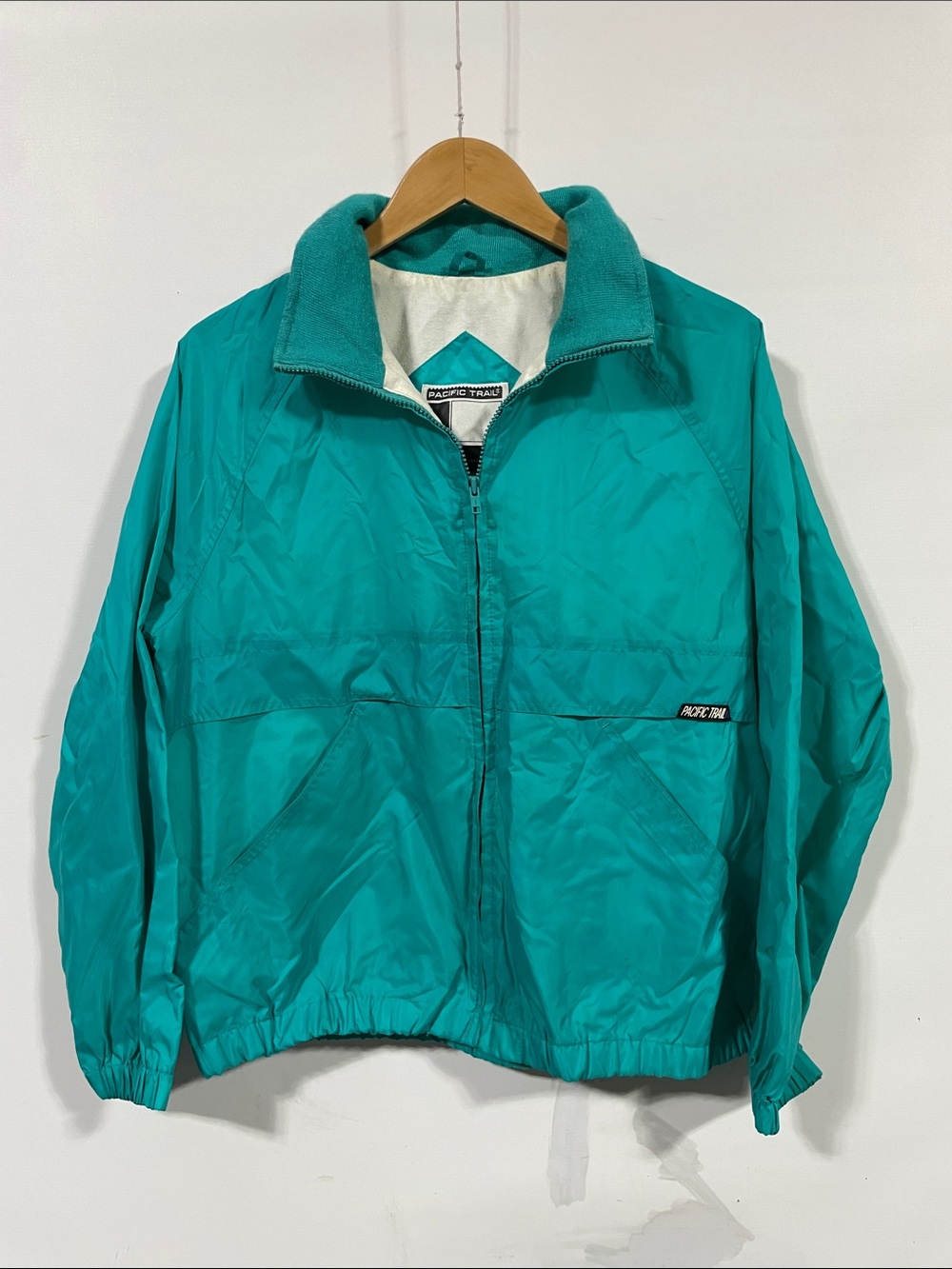 Vintage 80s Pacific Trail Teal Casual Zip-Up Jacket